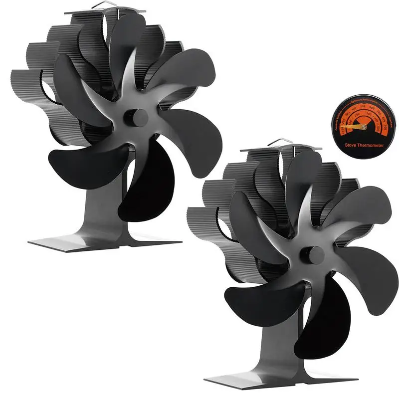 

Heat Powered Stove Fan 6 Blade Heat Powered Stove Fan Log Wood Burner Ecofan Quiet Home Fireplace Fan Efficient Heat Distributio