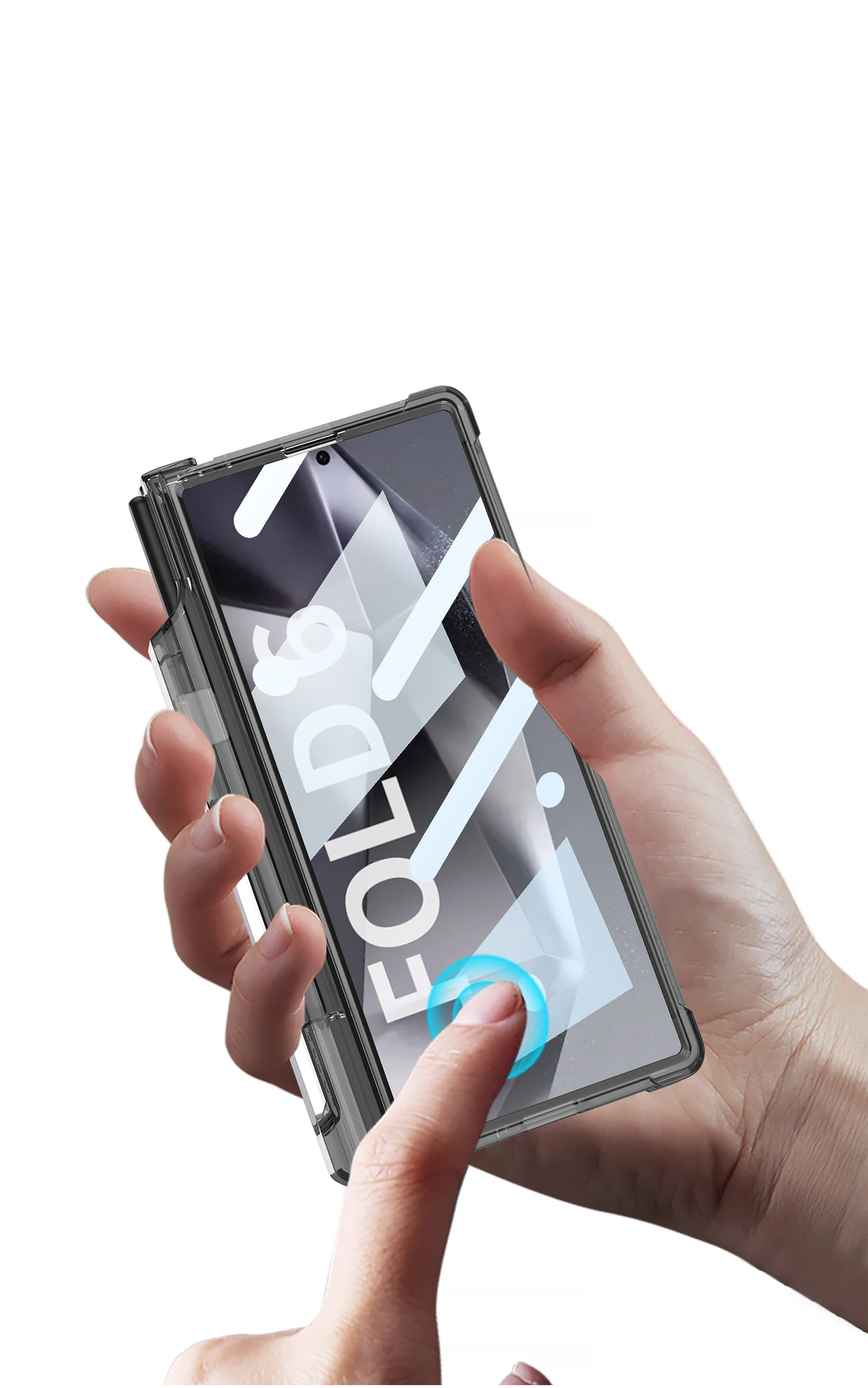 Transparent Airbag Screen Protective Case for Samsung Galaxy Z Fold 6 Fold6 Case