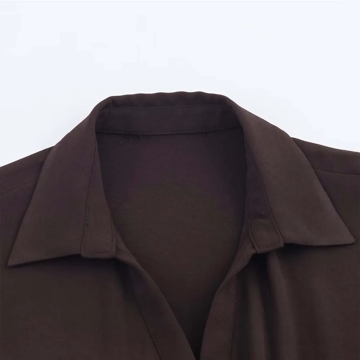 2025 New Women Fashion Shirt Collar Dress Long Dresses With Belt Chic Dresses Women Long Sleeve Casual Autumn Dress