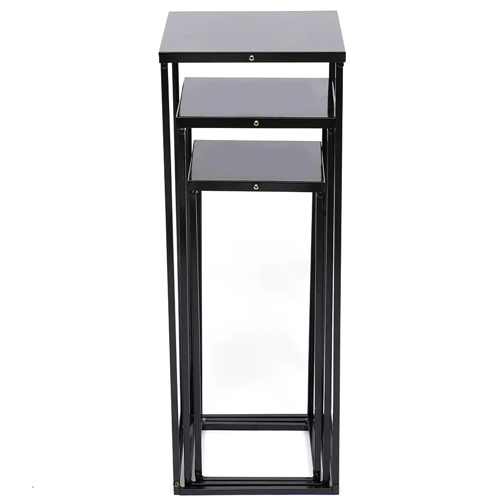 Plant Stand Set of 3 Metal Stand 22*22*61cm/26*26*66cm/30*30*71cm Wedding Decoration