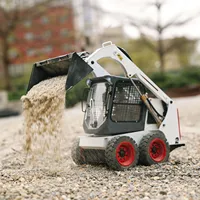 In Stock 1/14 RC Hydraulic SM450 Skid-Steer Loader I6S Remote Control Painted Assembled Wheeled Vehicle Sound Light Servo Toy 1