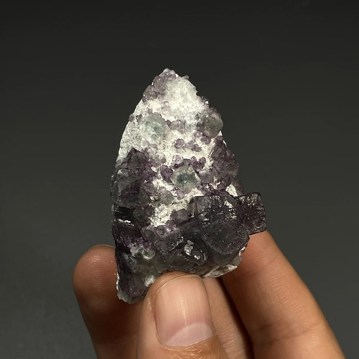 

C6-2A 100% Natural Fluorite Quartz Mineral Specimen Stone Inner Mongolia
