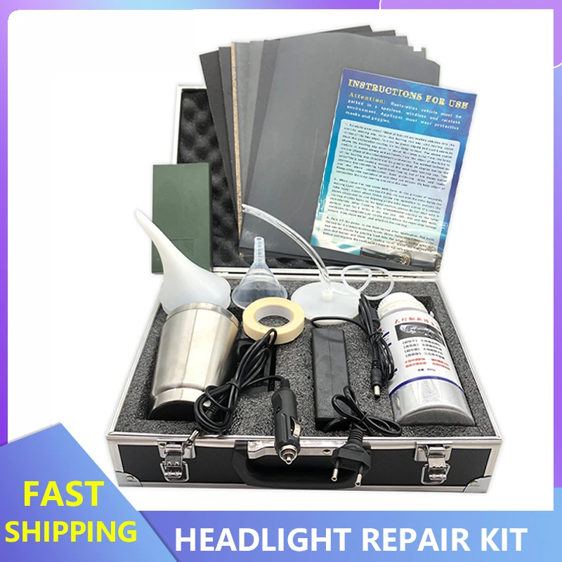 Car Headlight Restoration Polish Kit Liquid Polymer Headlight Repair 800ML Car Polishing Repair kits Auto Cleaning