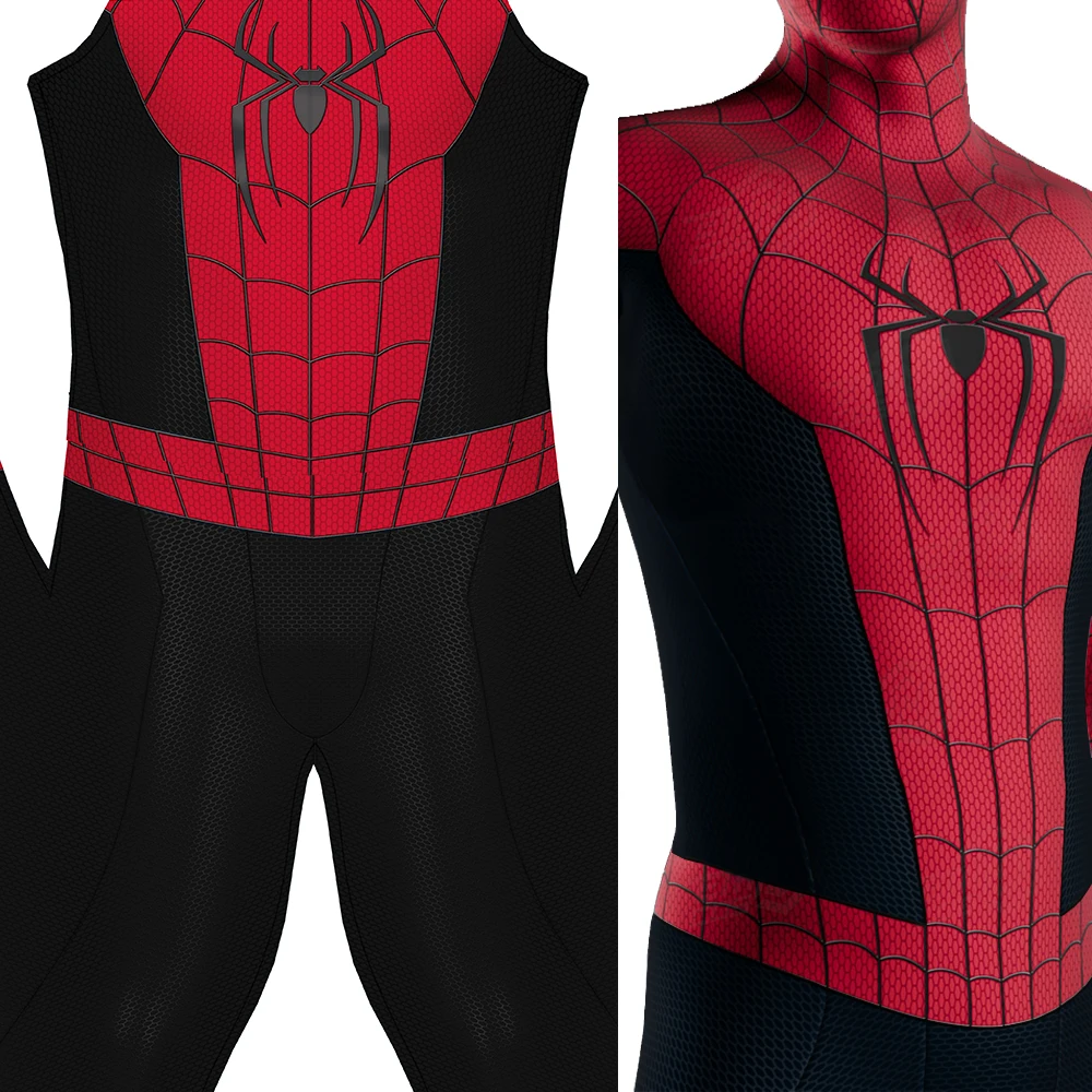 黒ブランドの新しい日スパイダーマンコスプレ新エンドスーツスーパー