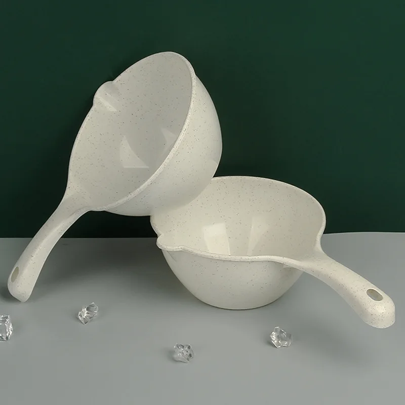 Shampoo Spoons Water Cup Bath Baby Tub Shampoo Japanese Water Bathtub Plastic Dipper Bathtub Bag 1Pc