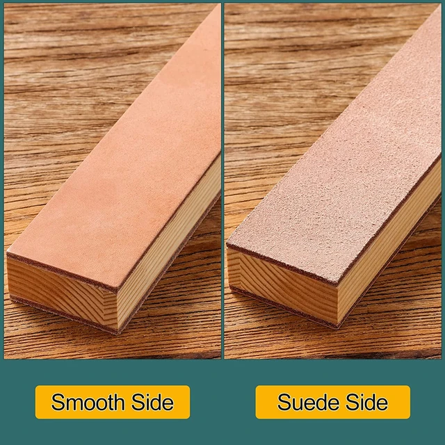 Double Side Leather Strop Stropping Block Kit With Polishing Compound For  Knife Sharpening Honing Knives Woodworking Chisels Sup - Leathercraft  Accessories - AliExpress