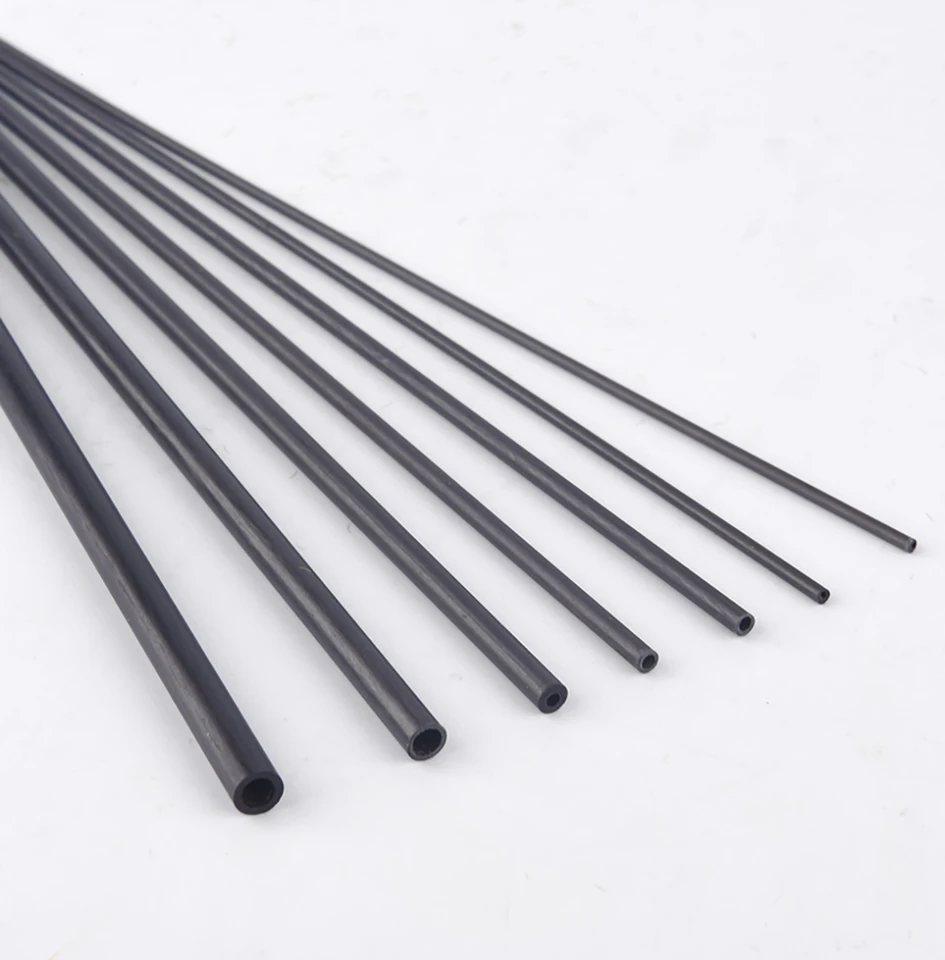 Tubes Creux En Fiber De Carbone, Tige En Carbone De 2mm 3mm 4mm 5mm 6mm