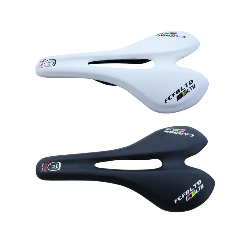 Bicycle Saddle carbon leather soft for mtb road bike man woman