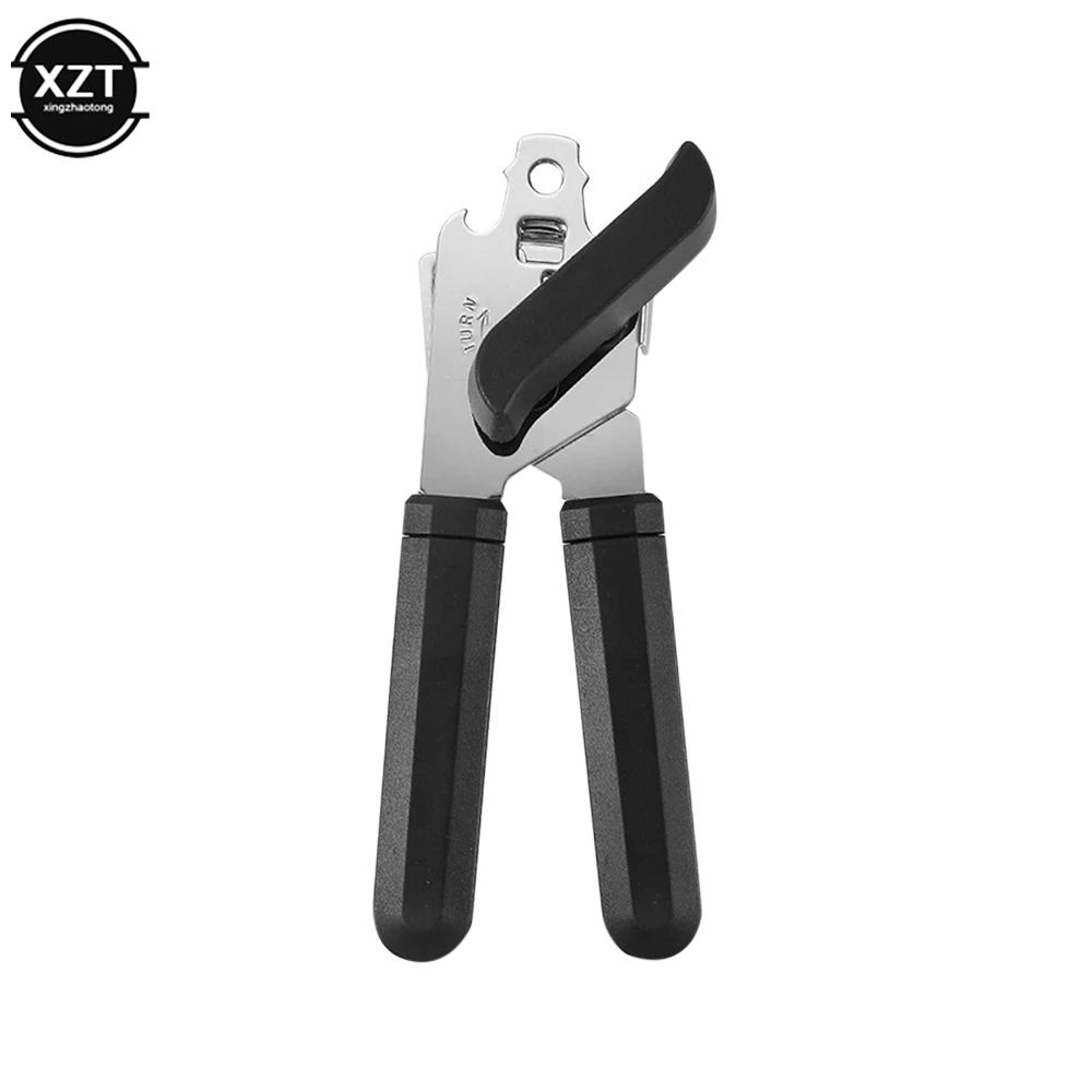 Can Opener Stainless Steel Manual Professional Ergonomic For Cans Side Cut 1PC