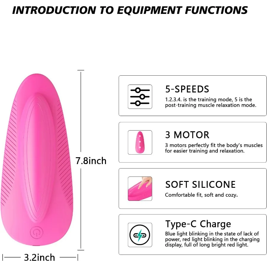 Kegel Exerciser for Tightening&Strengthening Muscle Control Training, Suitable for Both Men and Women, Muscle Endurance Recovery
