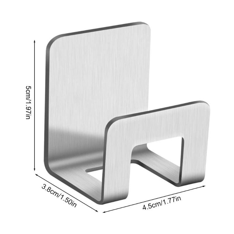 2Pcs Multifunctional Storage Hooks Sponge Holder Kitchen Drain Rack Wall Mounted Cutting Board Organizer Easy to