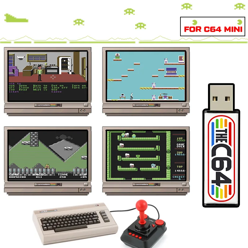 Usb Stick C64 Mini Retro Game Console | Stick Adapter | C64 Adapter | Accessories Usb - Aliexpress