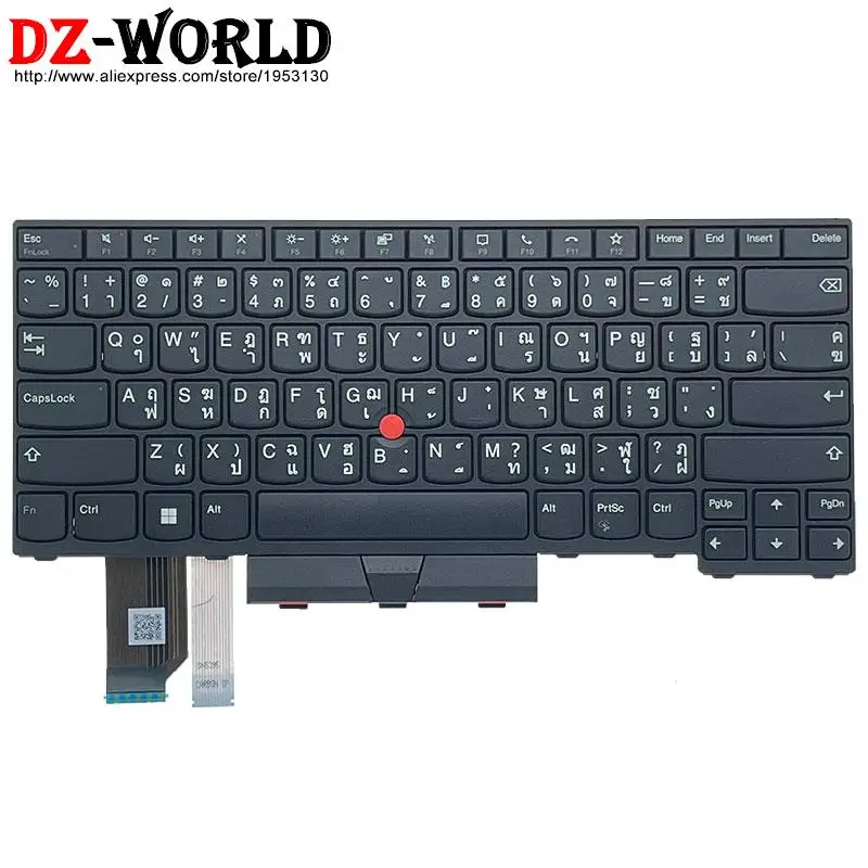 Teclado Portátil para Lenovo Thinkpad L14 Gen1 Gen2 g1 g2 us Inglês br Brasileiro ru Russo th Tailandês 5n20w67688 5n20w67656 - Imagem 4