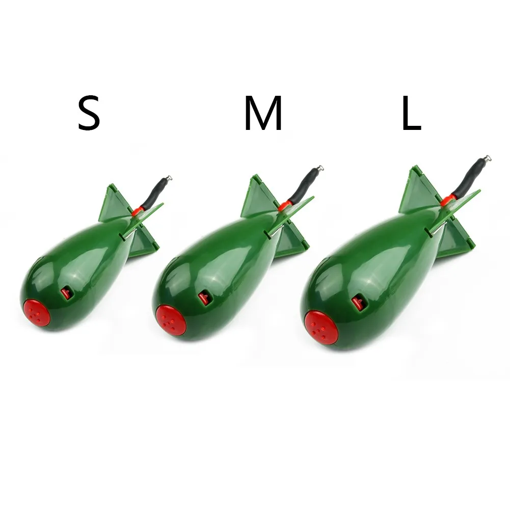 1-3Pcs Carp Fishing Rockets Bomb Spomb Fishing Tackle Rocket Feeder Float  Attract Container Nesting Fishing Tools Accessories