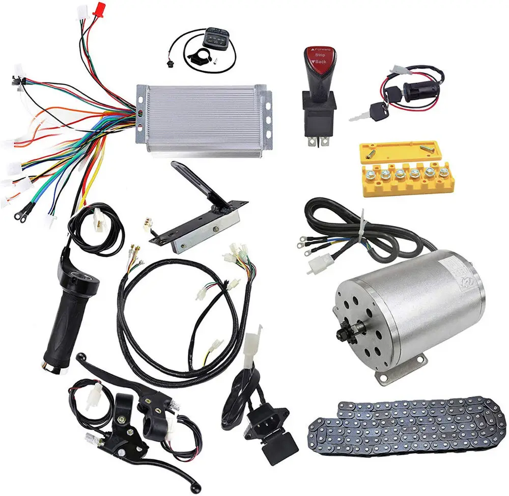 Controller Kit Motore Brushless Tdpro 1800W 48V Per Go Kart Elettrico Atv Quad E Bike