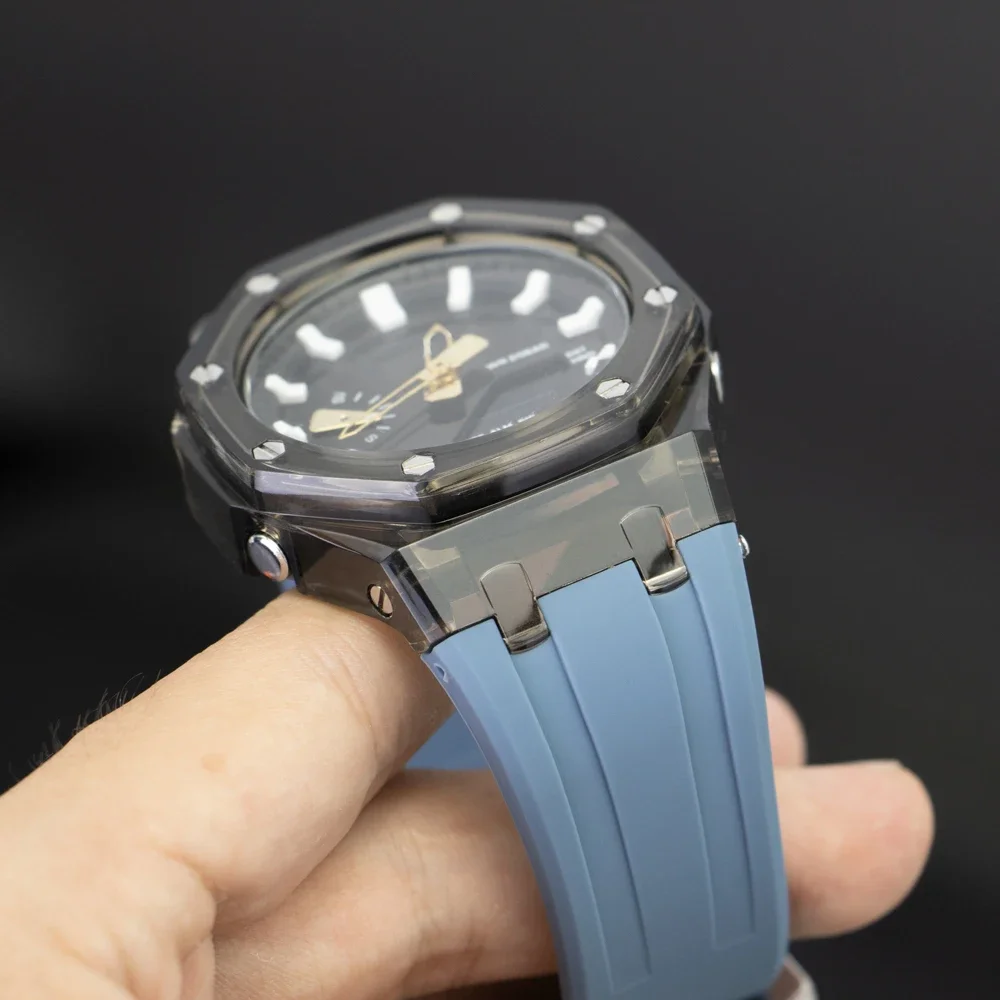 Enhanced Transparent Rubber Strap and Case Adapter