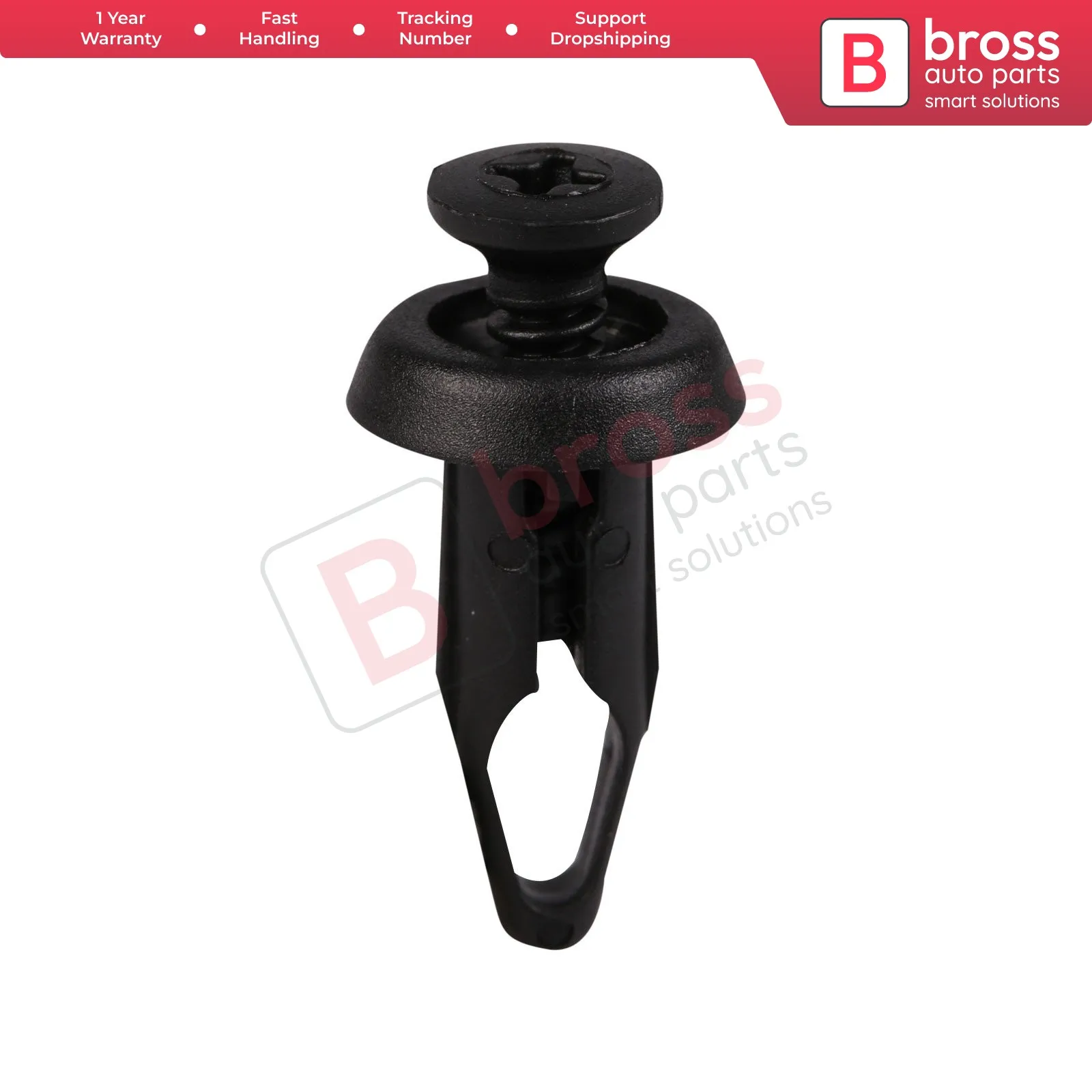 10 Pieces Fender & Rocker Panel Push-Type Retainer for GM: 22657634