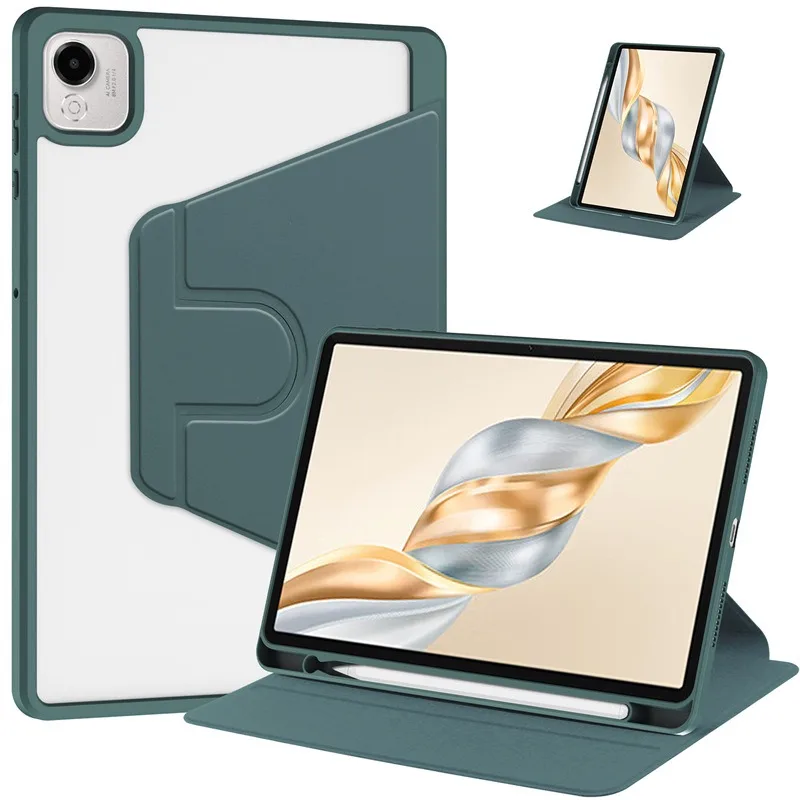 Enhanced Product Title:  
360 Rotating Acrylic Tablet Case with Pencil Slot