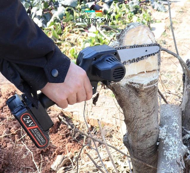 Battery Powered 36v Cordless Chain Saw Without Battery - Electric