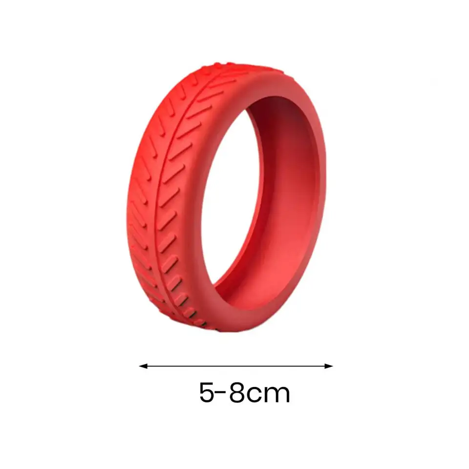 Yinglejiacns Lot de 10 housses de roue de bagages améliorées, résistantes à l'usure, réduction du bruit, housses de protection en silicone pour roues pivotantes de 5,1 à 6,1 cm, valises à main