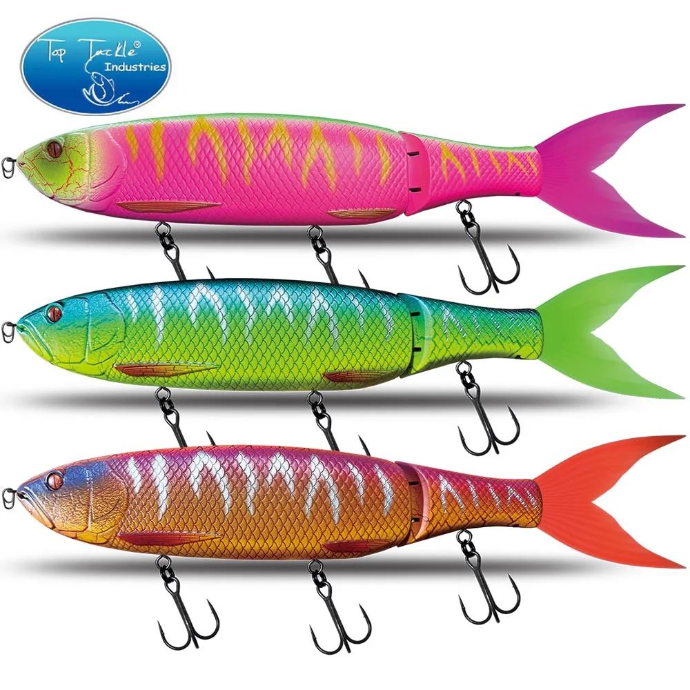 

Fishing Lure 370mm Swimming Bait Jointed Floating/sinking 19Color Giant Hard Bait Section Lure For Big Bait Bass Pike Lure