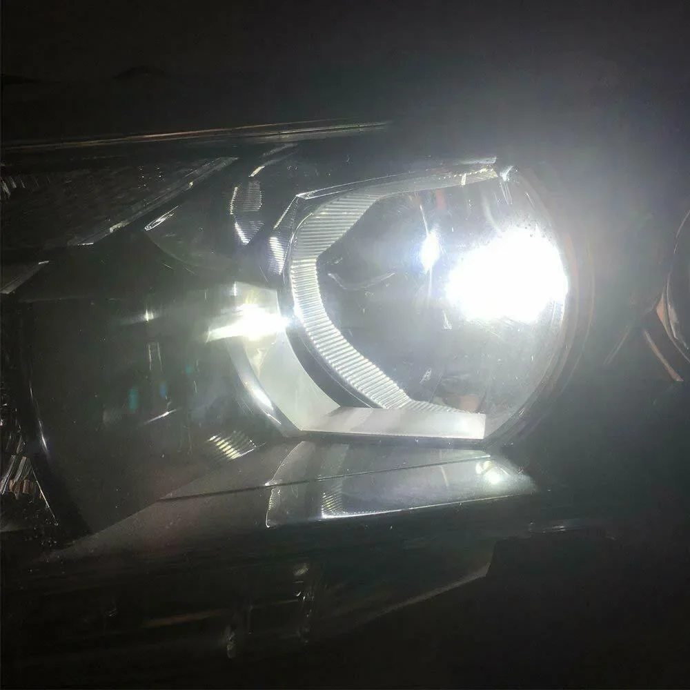 LED 전구 안개등, 운전등 교체, 6000K 안정적인 알루미늄 방열판, 클리어 화이트 DC 12V-24V, 신제품