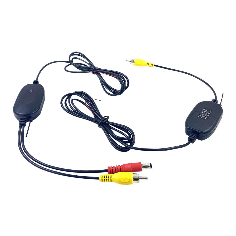 최신 2.4 Ghz 무선 후면보기 카메라 RCA 비디오 송신기 및 수신기 자동차 백미러 모니터 무선 트랜시버 모듈