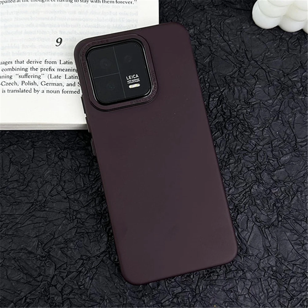 Luxury Matte Solid Color Shockproof Phone Case with Slim Metal Camera Protection