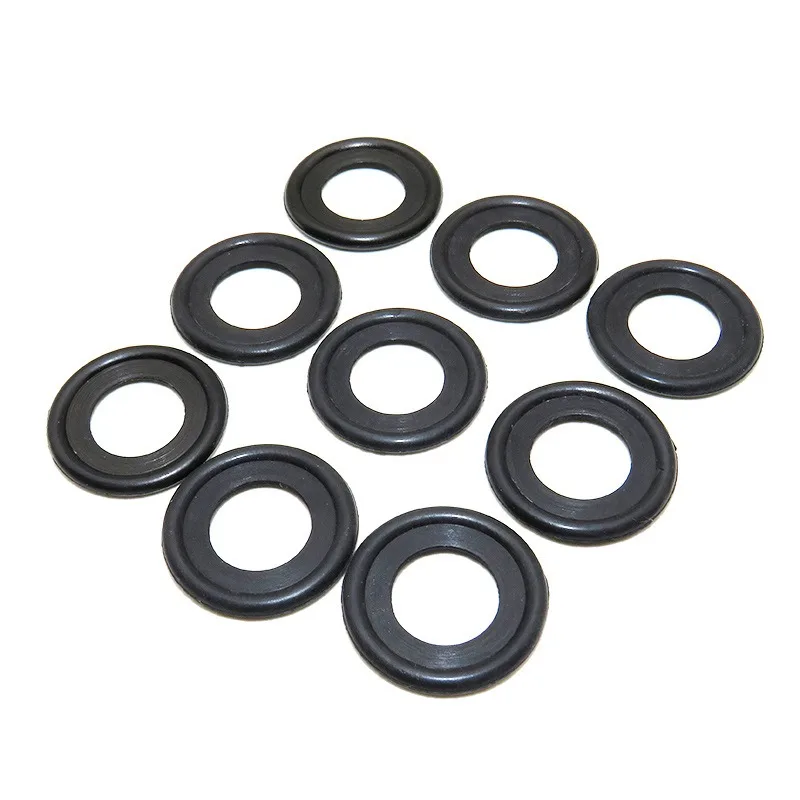 Oil Drain Plug Gasket 10-100PCS Universal Car Engine Oil Pan Oil Drain Screw Rubber Gasket M12 M14
