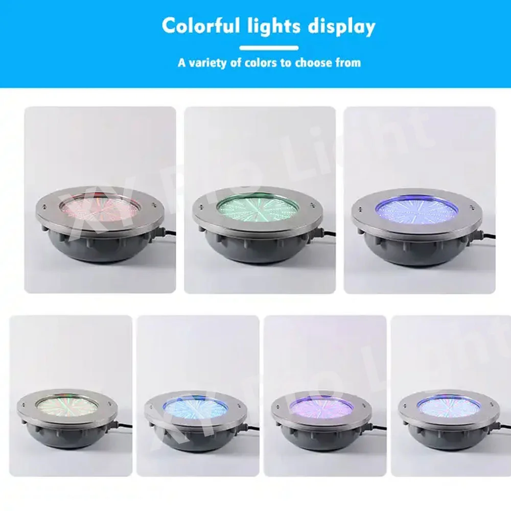 18W RGB LED 수영장 조명 9W IP68 12V 24V 실외/실내 12W 수중 조명 매립형 분수 조명 풍경 조명 수영장 조명 스포트라이트
