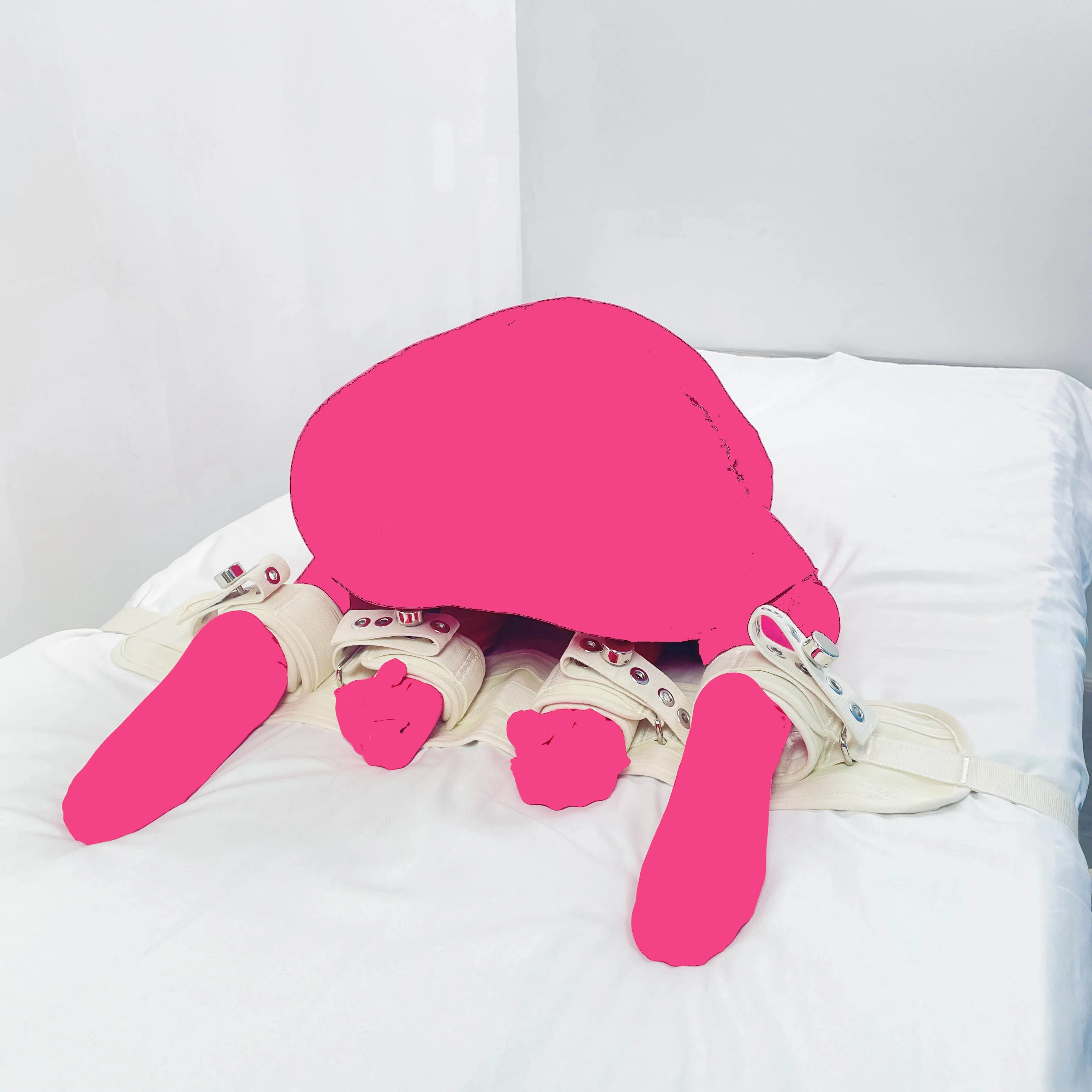 Pillory Bed Bondage BDSM Sex Fetish Bondage Ties and Restraints Hands Leg Cuffs Magnetic Restraint Sexual Bondage Set Erotic Toy