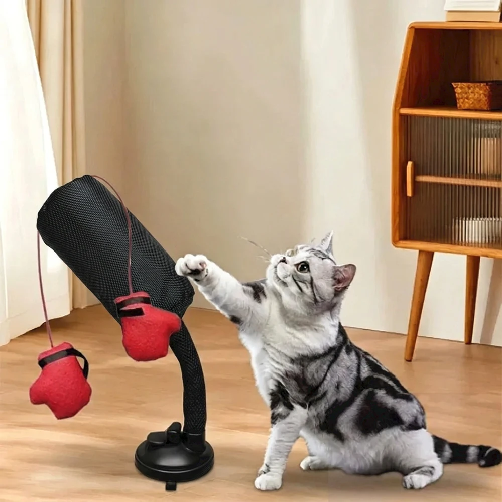 Saco de boxeo para mascotas