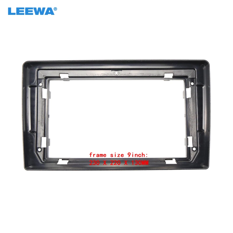 

LEEWA Автомобильная аудиопанель Рамка адаптер для Mitsubish Outlander 9 дюймов Большой экран 2DIN приборная панель рамка Комплект # CA7232