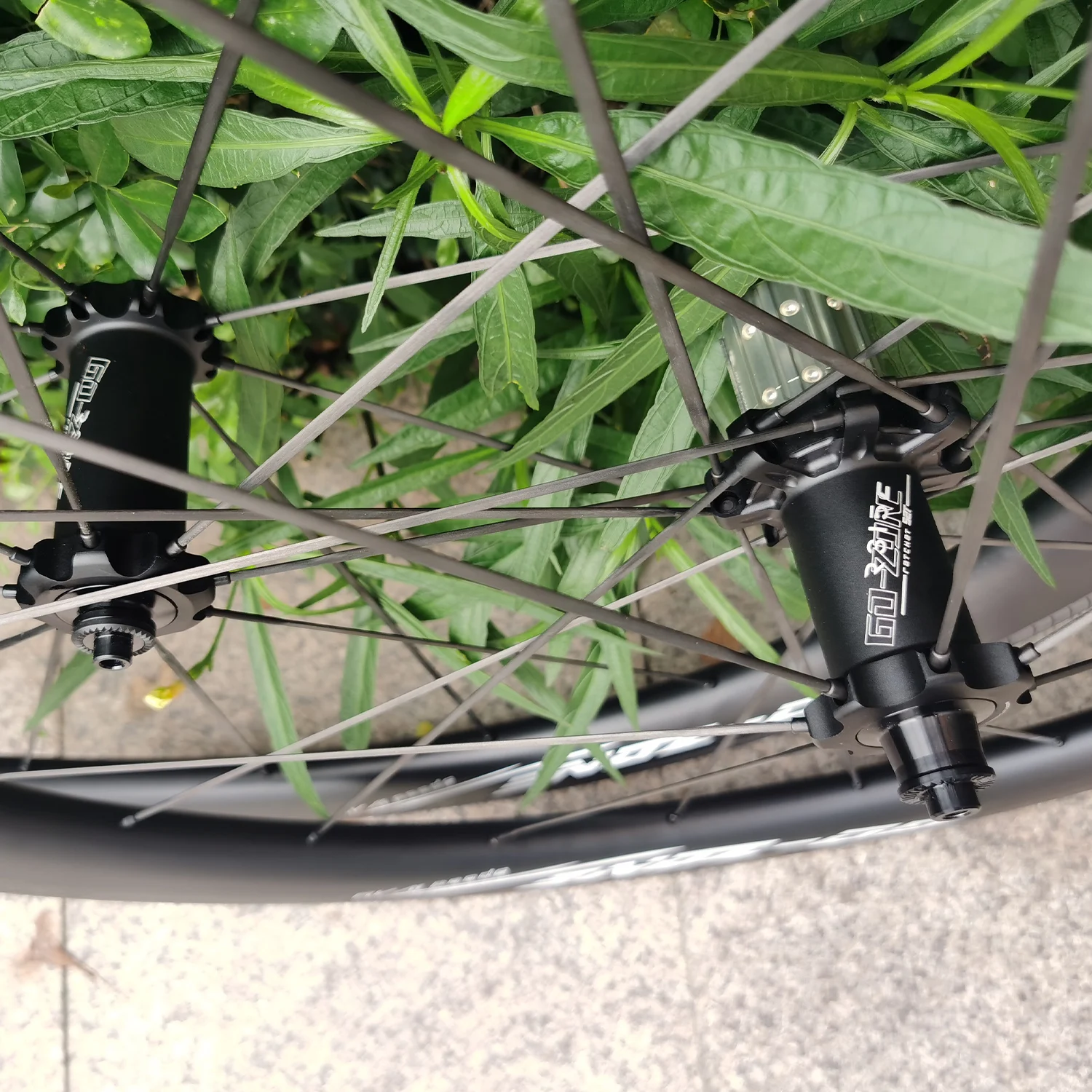 go zone カーボンホイール リムハイト38mm 52Tラチェット Gozone-セラミックベアリング付きカーボンスポーク,リムブレーキ