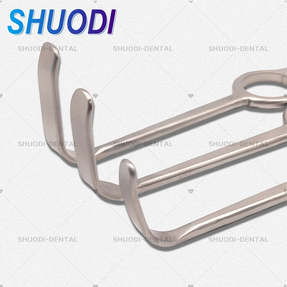 Dental Retractor Cheek Tissue Surgery Retractor Kocher-Langenbeck Retractor  Stainless Steel Surgical Instruments 5