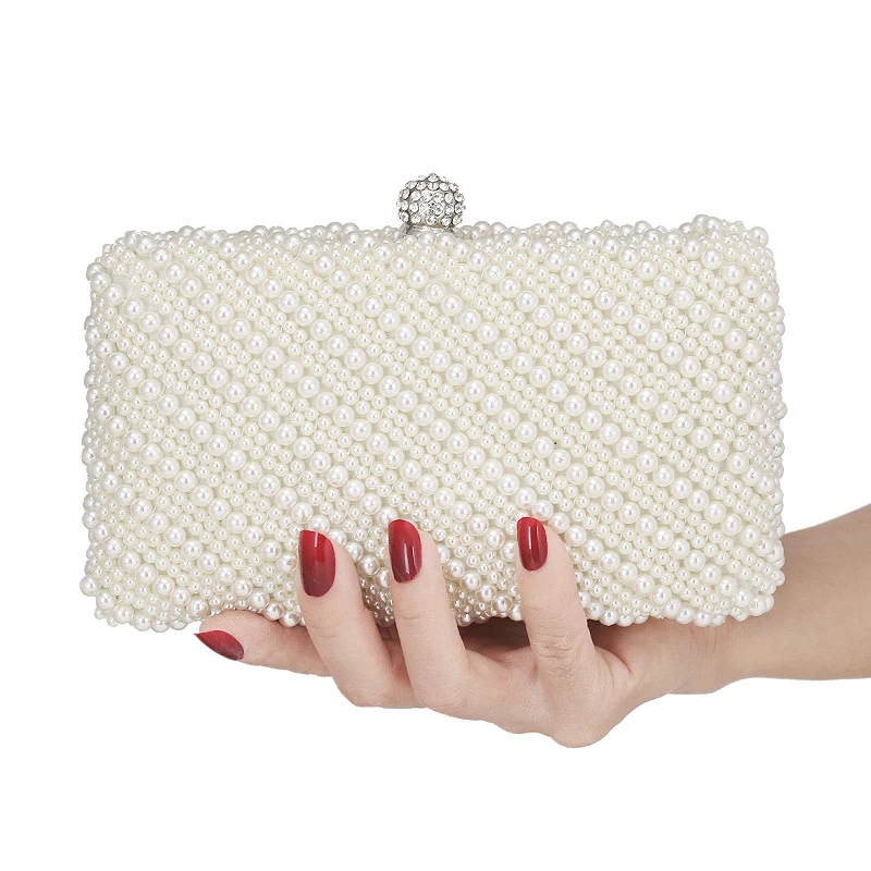 Evening Party Evening Bag Casual Party Evening Bag Square Pearl