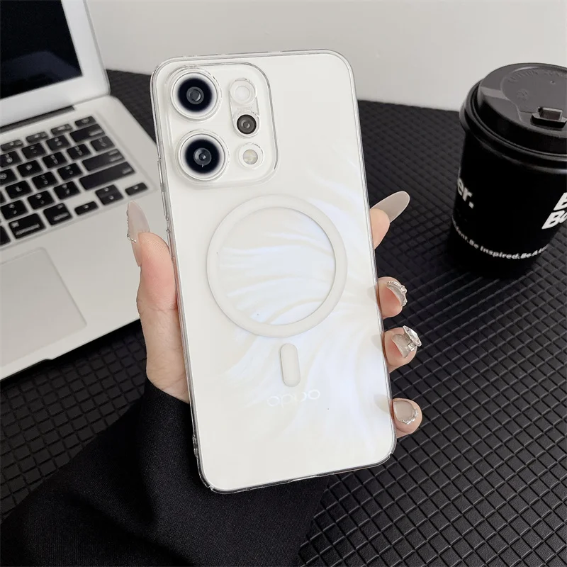 Ultra Clear Slim Matte Translucent Magnetic Case