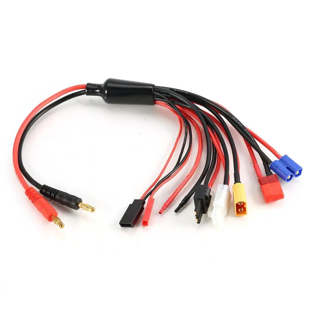 

8 in 1 Lipo Battery Multi Charging Plug Convert Cable Line for IMAX B6 Charger RC Car & Airplane Spare Parts Accessories