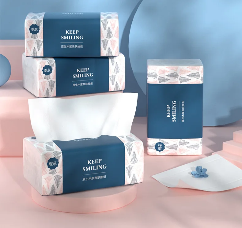 6 Boxes of Paper Towels Full Box Affordable Household Toilet Tissue Household Napkins Paper Towels Toilet for Daily Use