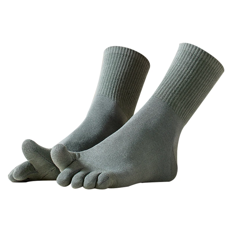 Men Five Finger Long Socks Set 5Pairs Lycra Band Deodorant Antibacterial Sports Split Toe Casual Pure Cotton sports socks cotton socks sports stockings casual socks athletic socks gym socks cotton blend socks