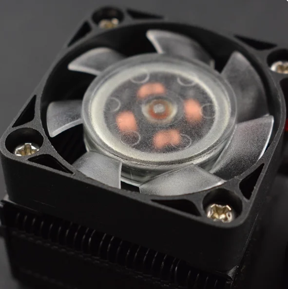 라즈베리 파이 4B 3B+ 쿨러, 아이스 타워 냉각 팬(5mm 구리 파이프 및 RGB LED 포함), 40 ℃   오버클럭용 초저소음 방열판