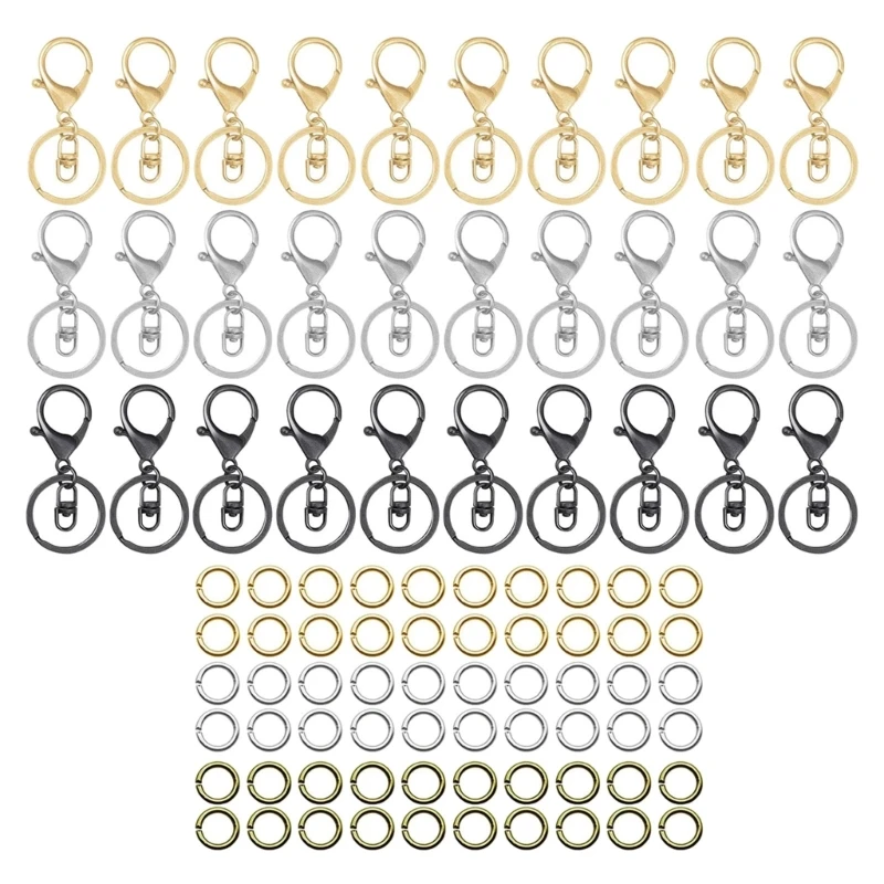 

Keyring 30mm Keychain Lobster Clasp Keys Snap Hooks Keyrings for Jewelry Making