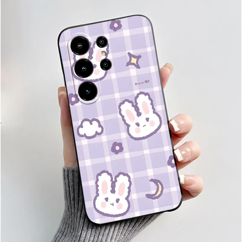 Luxury Cute Love Heart Rabbit Silicone Soft Back Phone Case