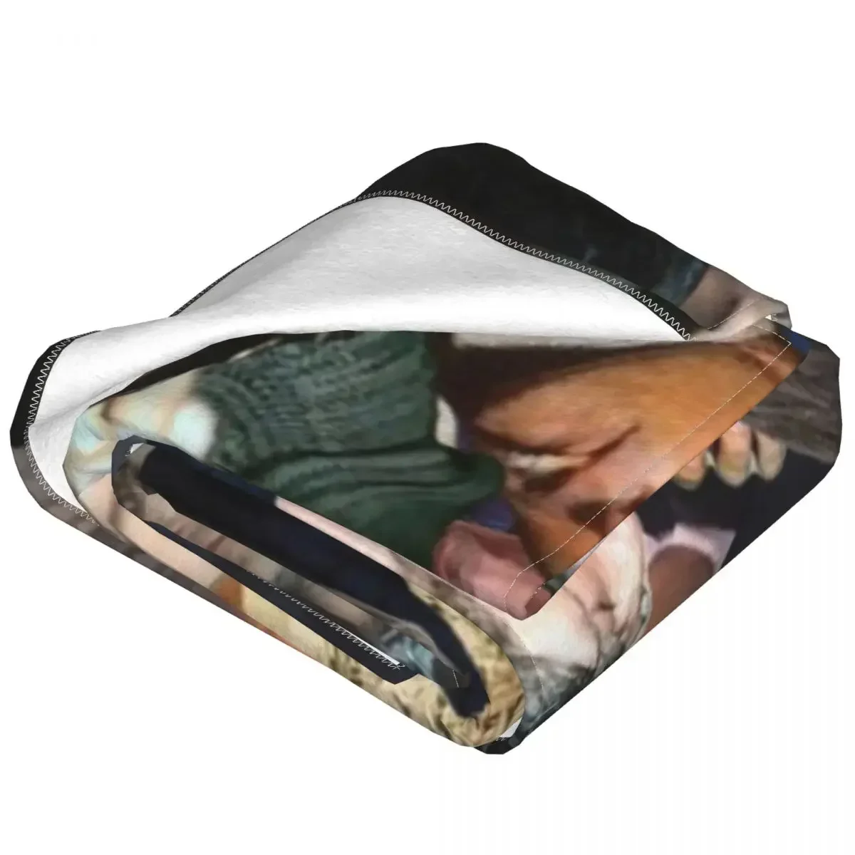 Mads Mikkelsen Warm Soft Blanket Actor Star Photos Airplane Travel Throw Blanket Winter Funny  Flannel Bedspread Sofa Bed Cover 2