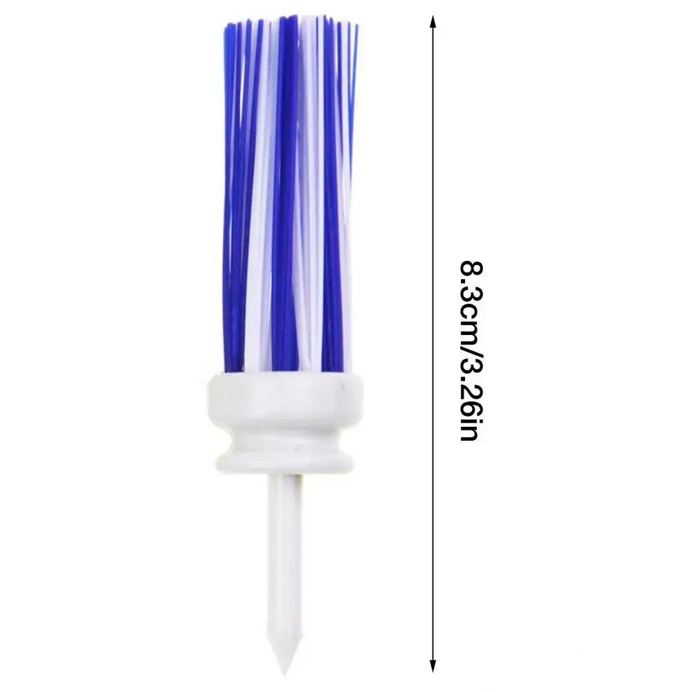 Unbreakable Brush Golf Tees – Low Friction Plastic Tee