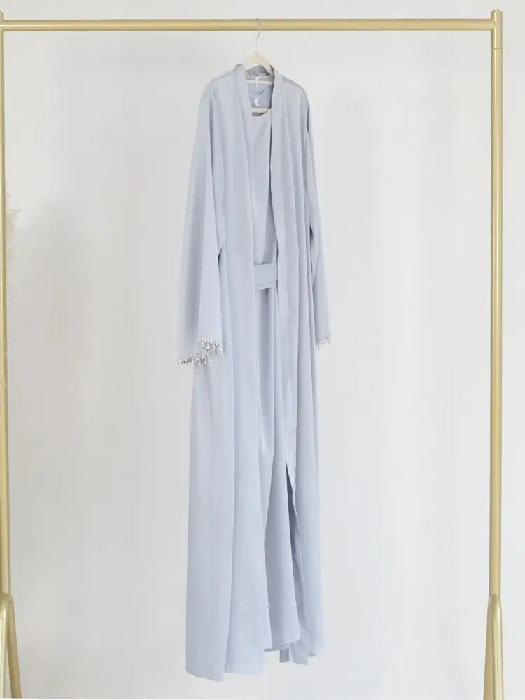 Gray with dress