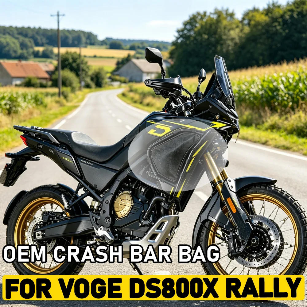 New Motorcycle DS 800X Rally OEM Frame Crash Bars Bags For Voge DS800X Rally Original Bumper Bag Waterproof Bag Repair Tool Bag 1