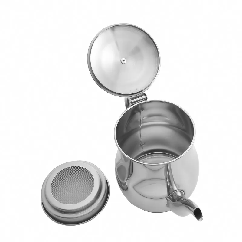 Glass Oil Bottle Plastic Oil Bottle 1Pc Household Stainless Steel Oil Pot with Filter 800ml 1000ml 1500ml Stainless Steel Cooking Kettle Portable Pot 300 400 550ml