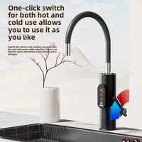 Robinet chauffe-eau électrique instantané 3300W, 220V, adaptateur, accessoires de cuisine, eau chaude 3