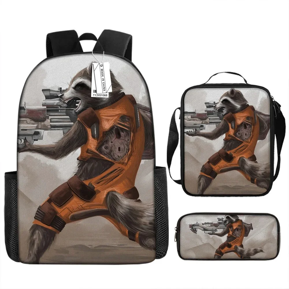 Style 57 + three-piece set (17-inch backpack + shoulder bag + pencil case)